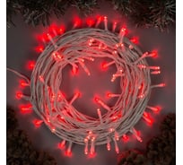 Гирлянда-нить Luazon SPEC, IP44, 10 м, Н.Б. УМС-2W, LED-100-24В, без БП, 8 режимов, красный 5167157