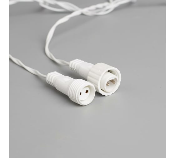 Гирлянда-нить Luazon SPEC, IP44, 10 м, Н.Б. УМС-2W, LED-100-24В, без БП, 8 режимов, синий 5167154