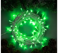 Гирлянда-нить Luazon SPEC, IP44, 10 м, Н.Б. УМС-2W, LED-100-24В, без БП, 8 режимов, зеленый 5167156