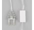 Гирлянда-нить Luazon DCR, 5 м, клубки красно-голубые 6 см, IP20, LED-20-220V, фиксинг, теплый белый 3590724 5