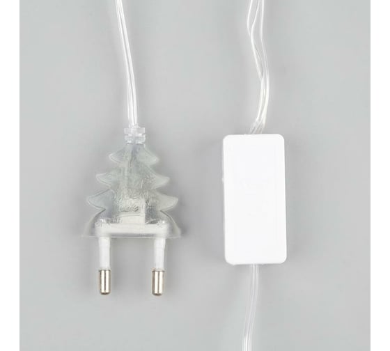 Гирлянда-нить Luazon DCR, 5 м, клубки осенние 6 см, IP20, LED-20-220V, фиксинг, теплый белый 3590726