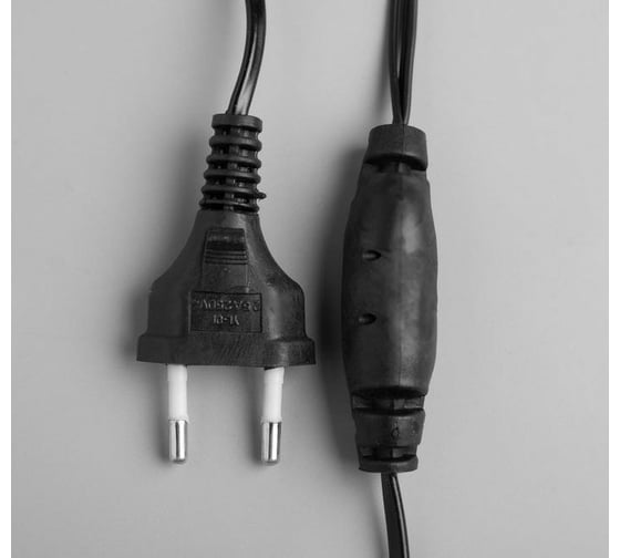 Гирлянда-нить Luazon DCR, IP44, шарики d 1.5 см, 10 м, Н.Т. LED-100-220V, мигание, белый/синий 1080045