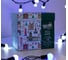Гирлянда-нить Luazon DCR, IP44, шарики d 1.5 см, 10 м, Н.Т. LED-100-220V, мигание, белый/синий 1080045 5