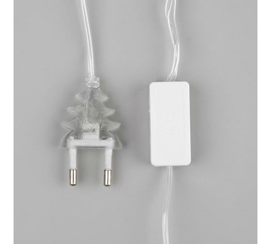 Гирлянда-нить Luazon DCR, 5 м, клубки небесные 6 см, IP20, LED-20-220V, фиксинг, теплый белый 3590730