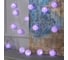 Гирлянда-нить Luazon DCR, 5 м, клубки розовые 6 см, IP20, LED-20-220V, фиксинг, белый 5985169 2