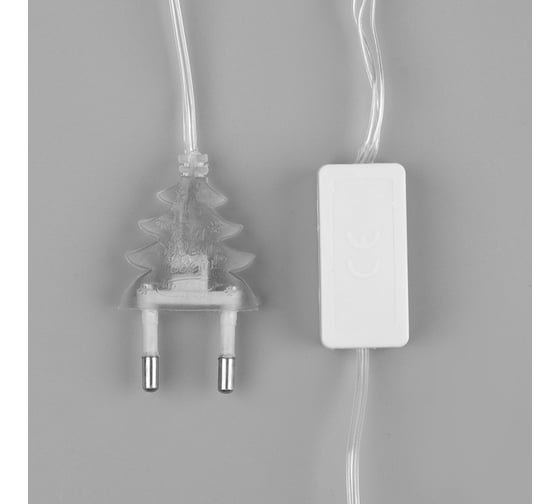 Гирлянда-нить Luazon DCR, 5 м, клубки цветные 6 см, IP20, LED-20-220V, фиксинг, белый 3590731