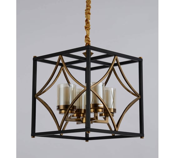 Подвесной светильник Lumina Deco Quadrato LDP 1223-4 BK+MD