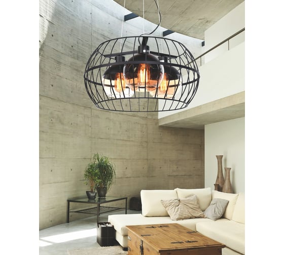 Подвесной светильник Lumina Deco Optis LDP 11765-3 BK