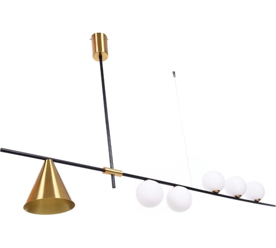 Подвесной светильник Lumina Deco Renzo LDP 6043-6 BK+MD