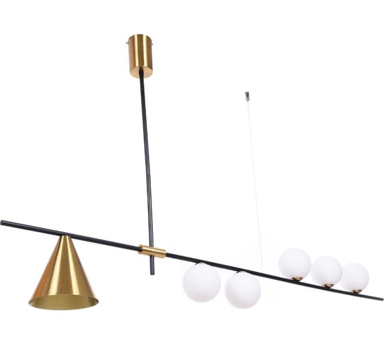 Подвесной светильник Lumina Deco Renzo LDP 6043-6 BK+MD