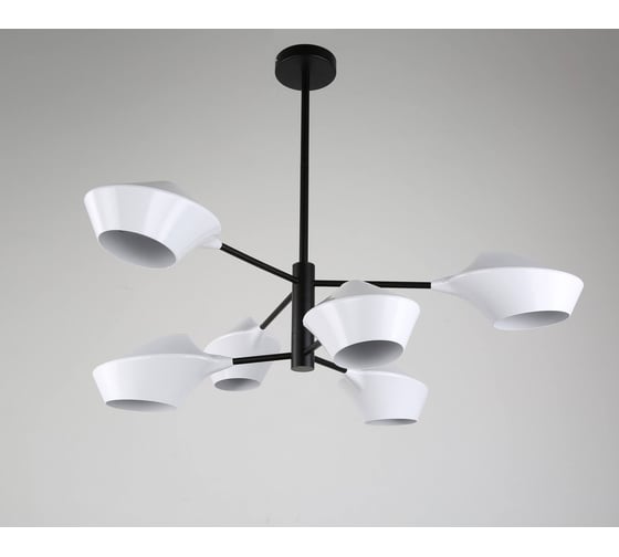 Подвесной светильник Lumina Deco Romina LDP 6037-6 WT+BK