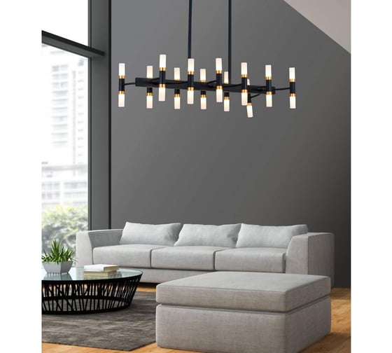 Подвесной светильник Lumina Deco Richmond LDP 6035-24 PR+BK+GD