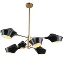 Подвесной светильник Lumina Deco Romina LDP 6037-6 BK+GD