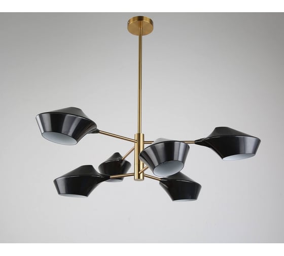 Подвесной светильник Lumina Deco Romina LDP 6037-6 BK+GD