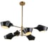 Подвесной светильник Lumina Deco Romina LDP 6037-6 BK+GD 1
