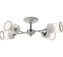 Люстра BayerLux "Винетта" 4x60Вт E27 белый-хром 58,5х44х17 см. 4537096