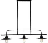 Люстра BayerLux "Джозеф" 3x40W E27 черный 36x118x21,5 см 2612381