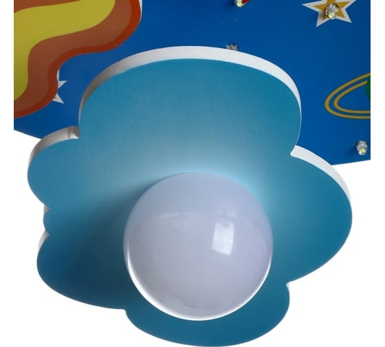 Люстра BayerLux "Звезды" 3x40Вт E27+10Вт LED 55х55х18 см. 4388167
