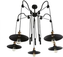 Люстра BayerLux "Кандела" 5х40Вт E27 черный 118х118х129 см. 4388215