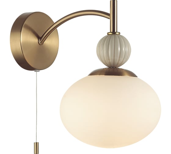 Бра с выключателем LUMION E14 1*40W GLORIYA 8272/1W