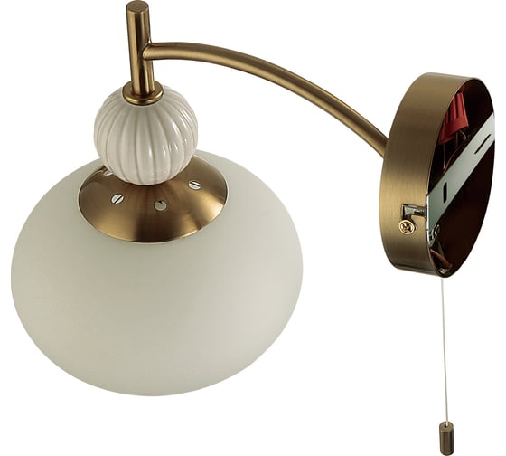 Бра с выключателем LUMION E14 1*40W GLORIYA 8272/1W