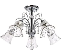 Люстра BayerLux "Милан" 5x40Вт E27 хром 64х64х34 см. 4568795