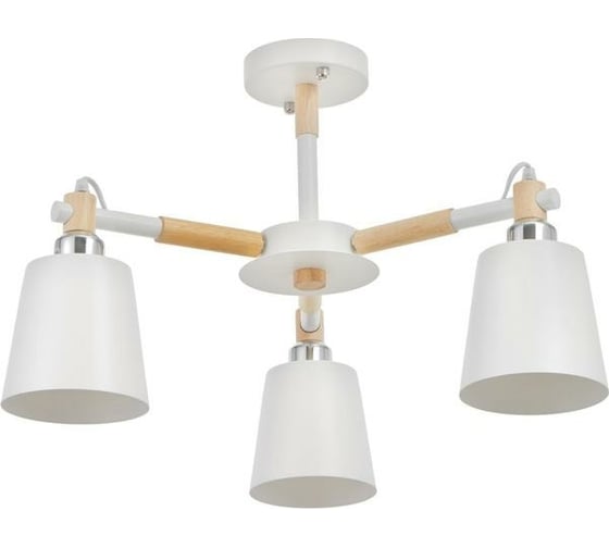 Люстра BayerLux 1047/3WT E27 60Вт белый 52х52х50 см 5202309