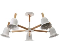 Люстра BayerLux 1049/5WT E27 60Вт белый 80х80х50 см 5202315