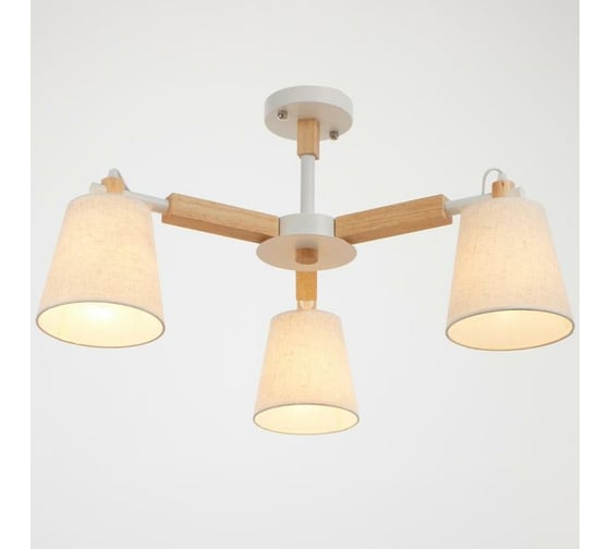 Люстра BayerLux 1051/3WT E27 60Вт белый 58х58х45 см 5202317