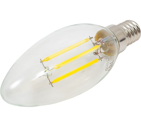 Светодиодная нитевидная лампа Фарлайт прозрачная свеча С35 7 Вт 6500 К Е14 FAR000189