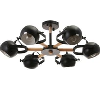 Люстра BayerLux 1052/6BK E27 60Вт черный 70х70х50 см 5202322