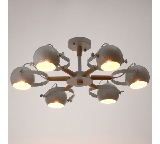 Люстра BayerLux 1052/6WT E27 60Вт белый 70х70х50 см 5202321