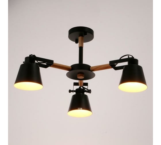 Люстра BayerLux 1054/3BK E27 60Вт черный 60х60х50 см 5202325