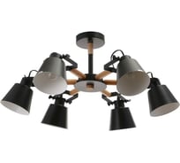 Люстра BayerLux 1056/6BK E27 60Вт черный 76х76х50 см 5202327
