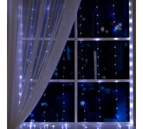 Занавес Luazon ROSA. IP20, Ш1.6 м, В1.6 м, Н.СБ. LED1608-160-220V, 8 режимов, белый 5206146