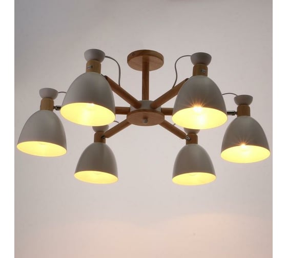 Люстра BayerLux 1062/6WT E27 60Вт белый 85х85х50 см 5202339