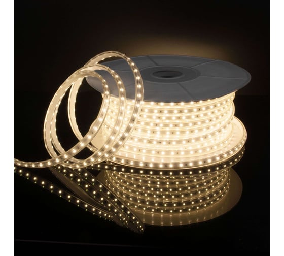 Светодиодная лента Elektrostandard LS015 220V 14,4W 120Led 2835 IP65 4200 дневной белый 50м a053639