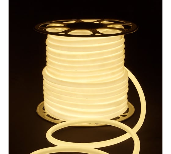 Гибкий неон Elektrostandard LS003 220V 9.6W 144Led 2835 IP67 16mm 4200K круглый дневной белый 50м a052996