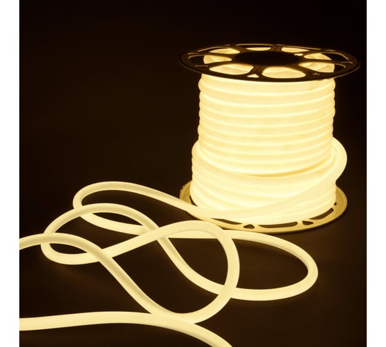 Гибкий неон Elektrostandard LS003 220V 9.6W 144Led 2835 IP67 16mm 4200K круглый дневной белый 50м a052996