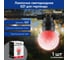 Лампа-строб FERON LB-377 Шарик прозрачный E27 1W красный 38210 2
