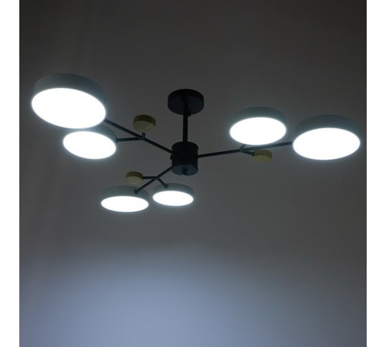 Люстра BayerLux 1075/6WT LED 72Вт белый 98х98х60 см 5202364