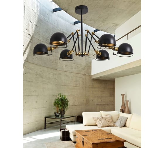 Подвесной светильник Lumina Deco Valmonti LDP D015-6 BK