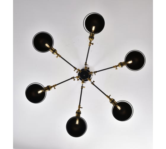 Подвесной светильник Lumina Deco Valmonti LDP D015-6 BK