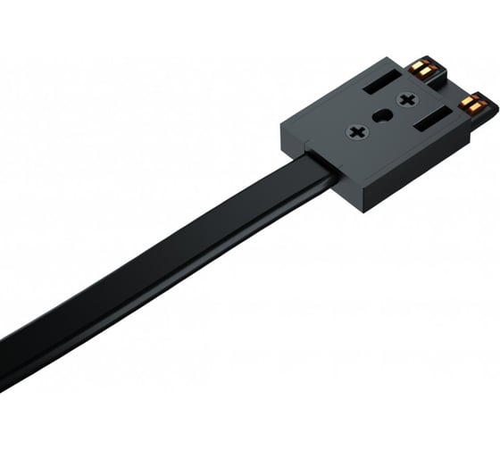 Ввод питания для ультратонкого накладного шинопровода iLEDEX VISION48/25 POWER INN 4825-L3000-BK 1