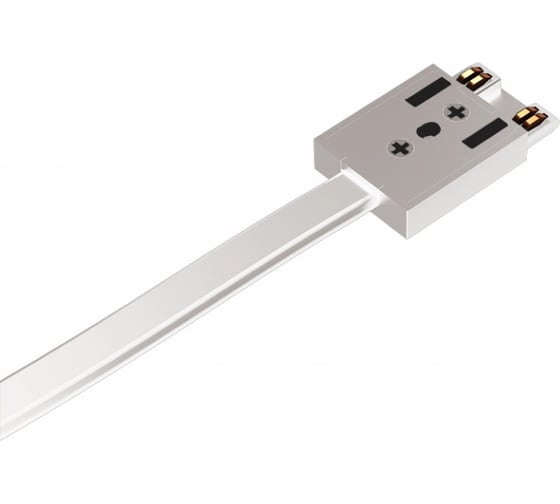 Ввод питания для ультратонкого накладного шинопровода iLEDEX VISION48/25 POWER INN 4825-L3000-WH 1