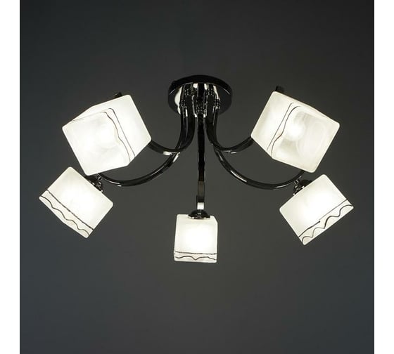 Люстра BayerLux 5341/5 5х60Вт Е27 хром GBV-0065 6924602