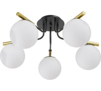 Люстра BayerLux 6591176/5 E27 40Вт черный-золото 57х57х25 см 4691577