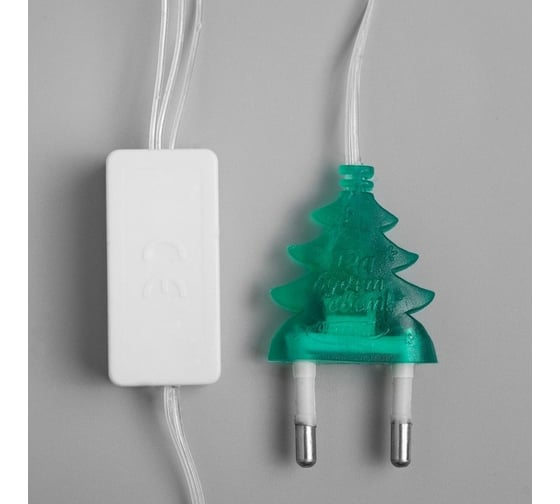 Гирлянда-нить Luazon DCR, 2 м, полярная звезда 27х19.5 см, IP20, Н.С, LED-30-220V, мультиколор 5148894