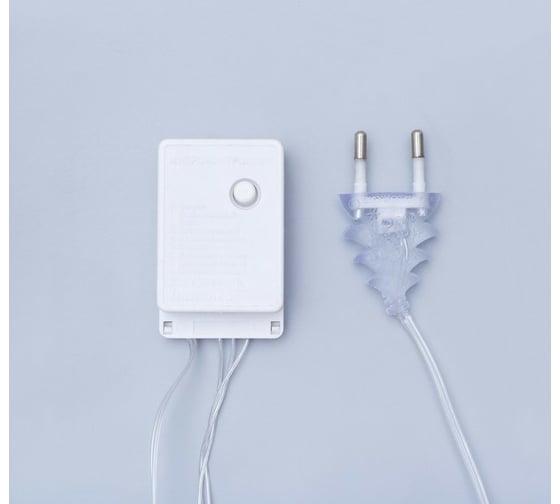 Гирлянда-нить Luazon DCR, 4 м, сердце Проволока 4.8 см, IP20, Н.С., LED-20-220V, 8 режимов, теплый белый 2388675