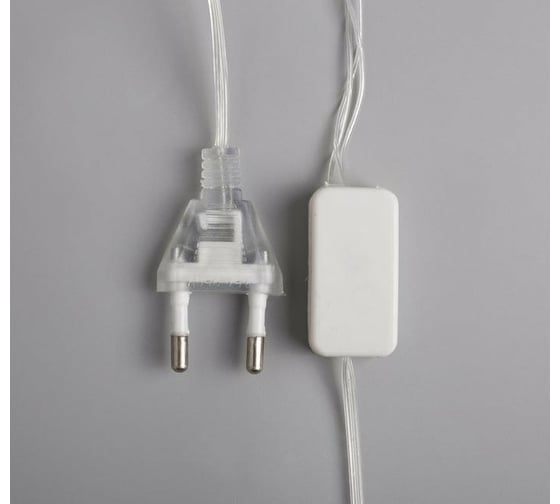 Гирлянда-нить Luazon DCR, 4.5 м, дерево/церковь, IP20, Н.С., LED-20-220V, фиксинг, теплый белый 4445738